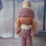 Мастер-класс по вязанию комбинезона с косами для кукол Mia Nines D'Onil (больших)